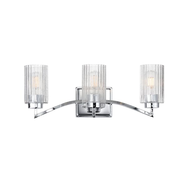 Maxim Lighting Rigata 3-Light Bath Vanity, Polished Nickel 21373CRPN - main